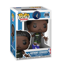 Load image into Gallery viewer, NBA Timberwolves Anthony Edwards Funko Pop! Vinyl Figure #215 Maple and Mangoes
