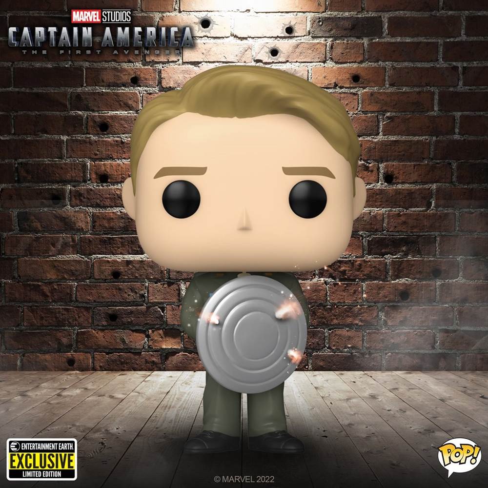 Captain America with Prototype Shield Pop! Vinyl Figure - Entertainment Earth Exclusive - Maple and Mangoes