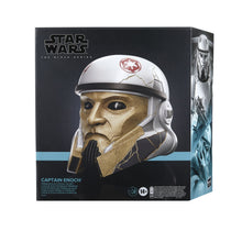 Load image into Gallery viewer, STAR WARS The Black Series Captain Enoch Electronic Helmet Maple and Mangoes
