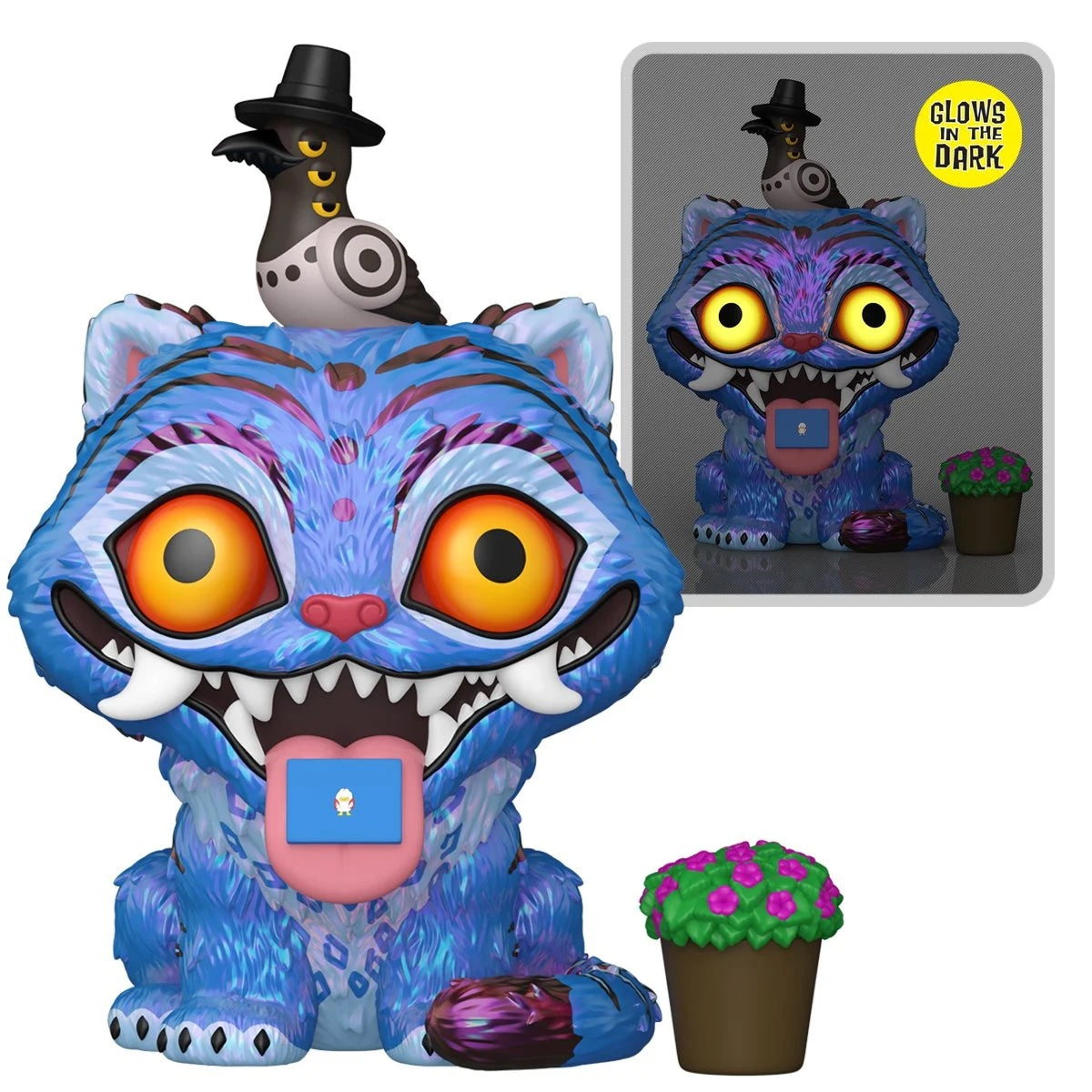 KPop Demon Hunters Tiger with Bird Glow-in-the-Dark Funko Pop