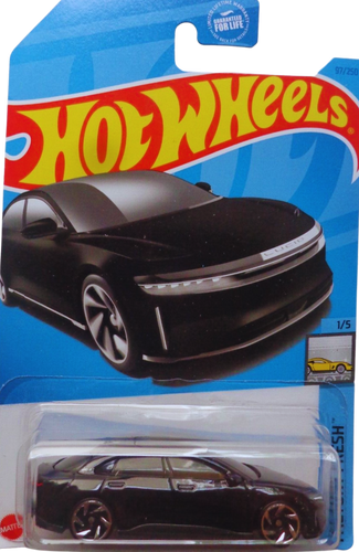 2023 Hot Wheels Black Lucid Air 97/250 Factory Fresh 1/5 Maple and Mangoes