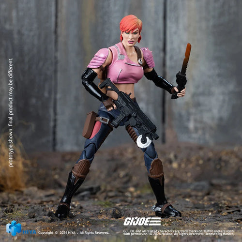 HIYA Exquisite Mini Series 1/18 Scale 4 Inch G.I.Joe Zarana Action Figure Maple and Mangoes