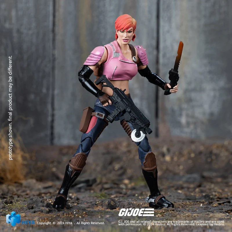 HIYA Exquisite Mini Series 1/18 Scale 4 Inch G.I.Joe Zarana Action Figure Maple and Mangoes