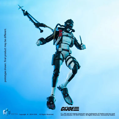 HIYA Exquisite Mini Series 1/18 Scale 4 Inch G.I.Joe Torpedo Action Figure Maple and Mangoes