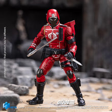 Load image into Gallery viewer, HIYA Exquisite Mini Series 1/18 Scale 4 Inch G.I.Joe Crimson Guard Action Figure Maple and Mangoes
