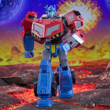 Load image into Gallery viewer, Transformers Generations Legacy United Voyager Animated Optimus Prime Maple and Mangoes
