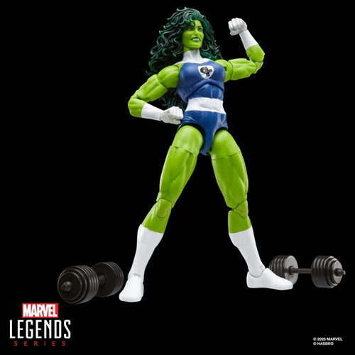 Fantastic Four Retro Marvel Legends She-Hulk 6-Inch Action Figure Maple and Mangoes