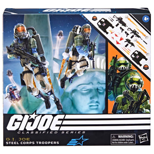 G.I. Joe Classified Series Steel Corps Troopers 6-Inch Action Figure 2-Pack Maple and Mangoes