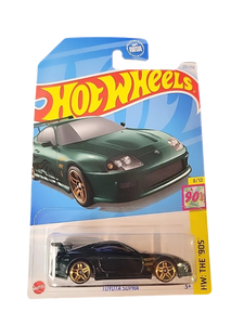 Hot Wheels HW The '90s Toyota Supra Metal Flake Green #232 Maple and Mangoes