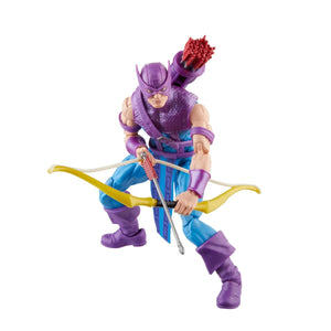 Avengers 60th Anniversary Marvel Legends Hawkeye with Sky-Cycle 6 Inch Action Figure Maple and Mangoes