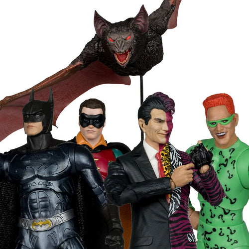 DC Build-A Wave 13 Batman Forever 7-Inch Scale Action Figure Set of 4 Maple and Mangoes