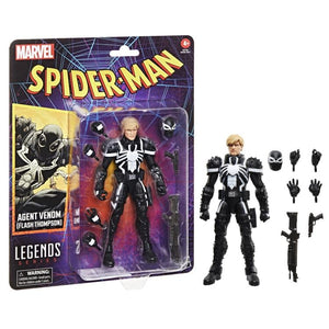 Spider-Man Marvel Legends Agent Venom Flash Thompson 6-Inch Action Figure Maple and Mangoes