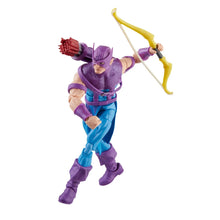 Load image into Gallery viewer, Avengers 60th Anniversary Marvel Legends Hawkeye with Sky-Cycle 6 Inch Action Figure Maple and Mangoes
