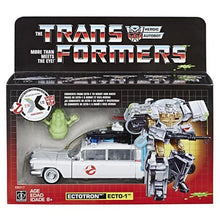Load image into Gallery viewer, Transformers Generations Ghostbusters Ecto-1 Ectotron Maple and Mangoes
