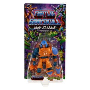 Masters of the Universe Origins Turtles of Grayskull Man-At-Arms Action Figure Maple and Mangoes