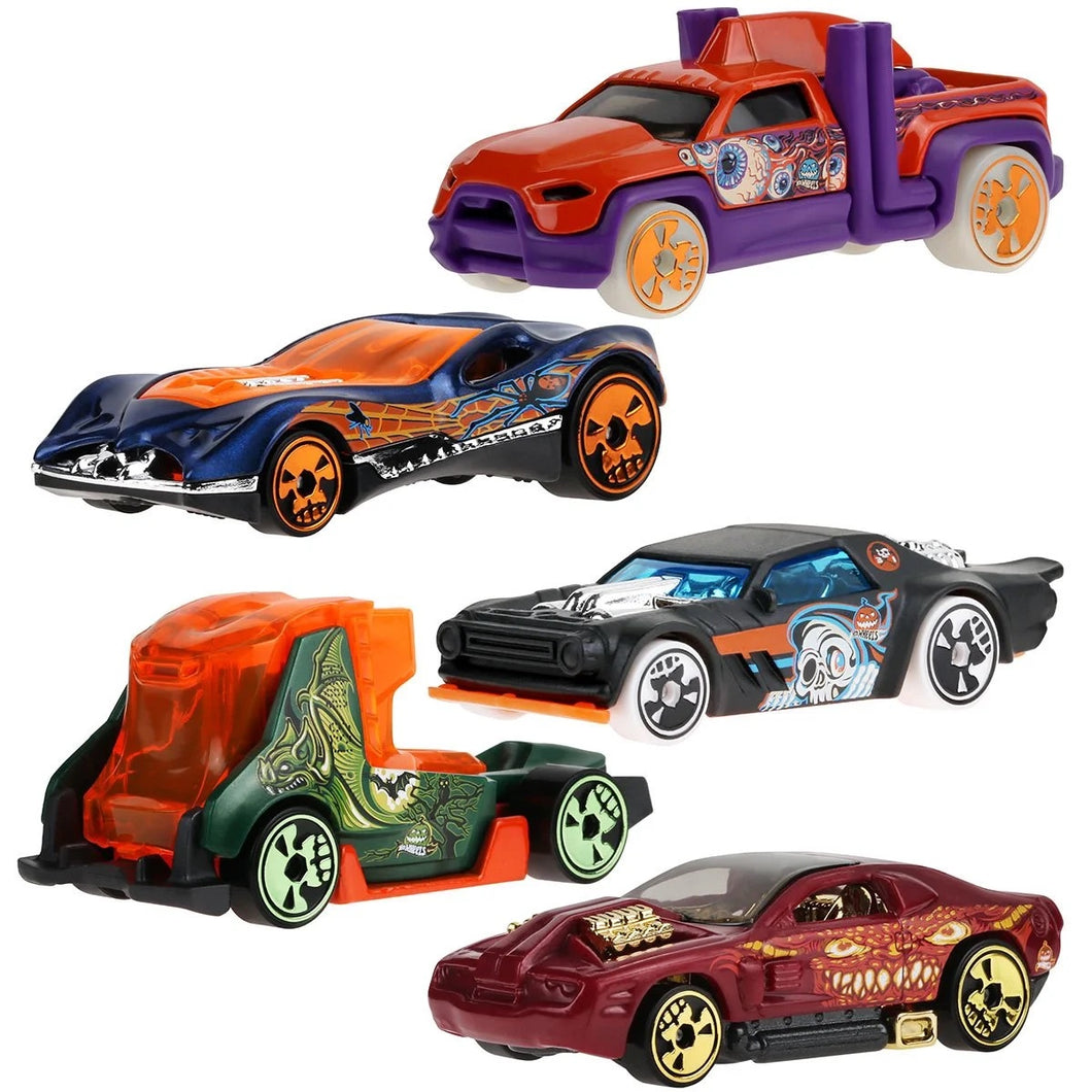 Hot Wheels Halloween Vehicle 2025 Mix 1 Case of 5 Maple and Mangoes