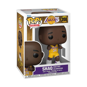 
NBA Legends Lakers Shaq 2000 WCF Celebration Funko Pop! Vinyl Figure #208 Maple and Mangoes