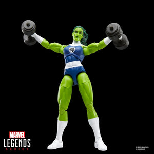 Fantastic Four Retro Marvel Legends She-Hulk 6-Inch Action Figure Maple and Mangoes