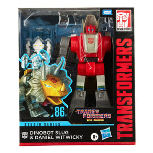 Transformers Studio Series 86 Leader Dinobot Slug and Daniel Witwicky Maple and Mangoes