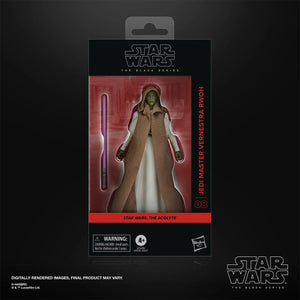   Star Wars The Black Series 6-Inch Jedi Master Vernestra Rwoh Action Figure Maple and Mangoes