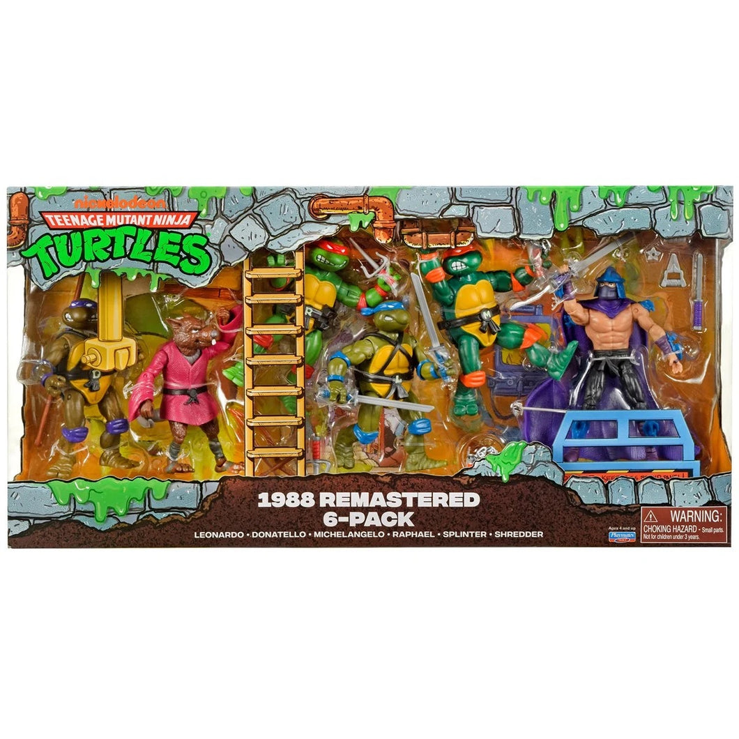 Teenage Mutant Ninja Turtles Remastered Action Figure 6-Pack (Pre