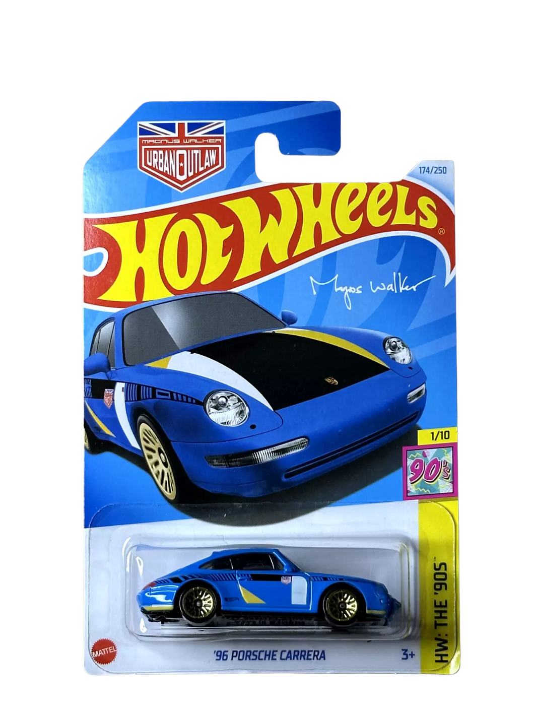 2024 Hot Wheels HW: The '90s 1/10 Magnus Walker Urban Outlaw '96 Porsche Carrera Maple and Mangoes