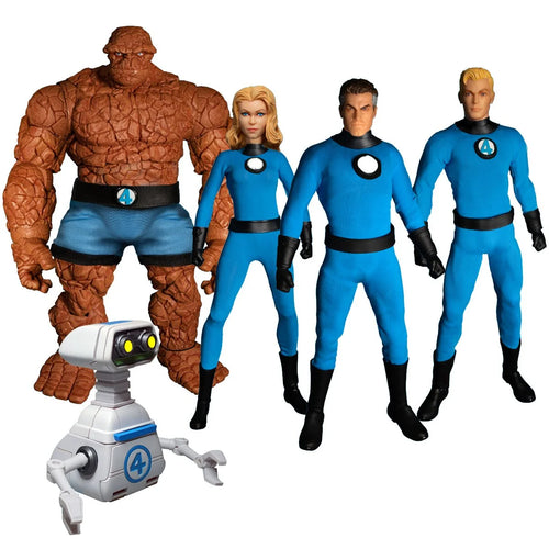 Mezco One:12 Collective - Fantastic Four - Deluxe Steel Boxed Set Maple and Mangoes