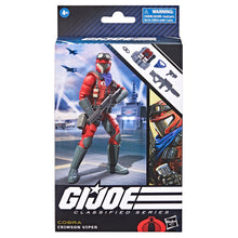 Load image into Gallery viewer, G.I. Joe Classified Series Cobra Crimson Viper 6-Inch Action Figure Maple and Mangoes

