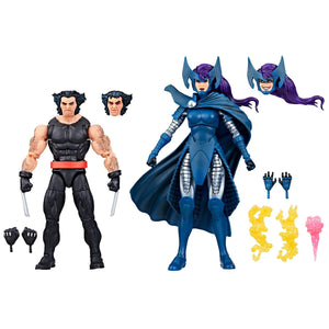 Wolverine Marvel Legends Series Wolverine and Psylocke 6-Inch Action Figures Maple and Mangoes