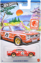 Load image into Gallery viewer, Hot Wheels Theme Automotive Assortment- J-imports Nissan Skyline HT 2000GT-X Maple and Mangoes
