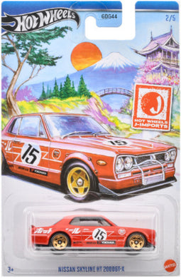 Hot Wheels Theme Automotive Assortment- J-imports Nissan Skyline HT 2000GT-X Maple and Mangoes