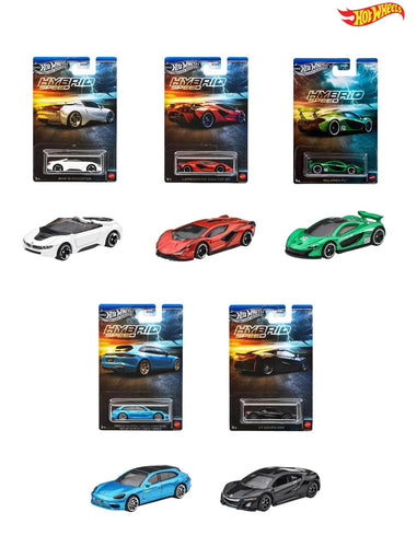 Hot Wheels Theme Automotive Assortment Hybrid Speed Set of 5 Maple and Mangoes