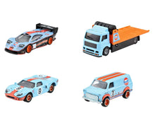 Load image into Gallery viewer, Mattel - Hot Wheels Premium Collector 2026 Gulf Racing Display Set Maple and Mangoes
