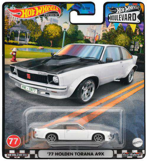 Hot Wheels Boulevard '77 Holden Torana A9X (HKF12) Maple and Mangoes