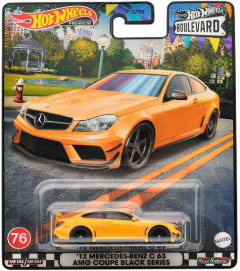 Hot Wheels Boulevard '12 Mercedes-Benz C63 AMG Coupe Black Series (HKF23) Maple and Mangoes