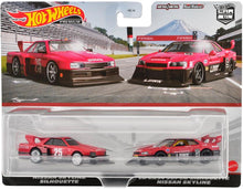 Load image into Gallery viewer, Hot Wheels Premium 2-Pack Nissan Skyline Silhouette / LB-ER34 Super Silhouette Nissan Skyline (HKF49) Maple and Mangoes 
