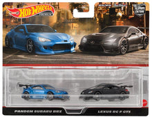 Load image into Gallery viewer, Hot Wheels Premium 2 Pack Pandem Subaru BRZ / Lexus RC F GT3 (HKF51) Maple and Mangoes
