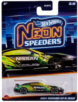 Hot Wheels Neon Speeders 2017 Nissan GT-R (R35) Maple and Mangoes