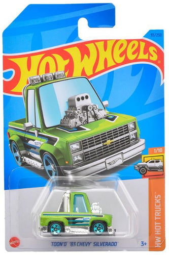 Hot Wheels Basic Car Toon'd '83 Chevy Silverado (HNJ89) Maple and Mangoes