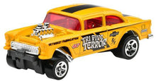 Load image into Gallery viewer, Hot Wheels Basic Car &#39;55 Chevy Bel Air Gasser (HNJ95) Maple and Mangoes
