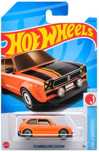 Hot Wheels Basic Car '73 Honda Civic Custom (HNK33) Maple and Mangoes