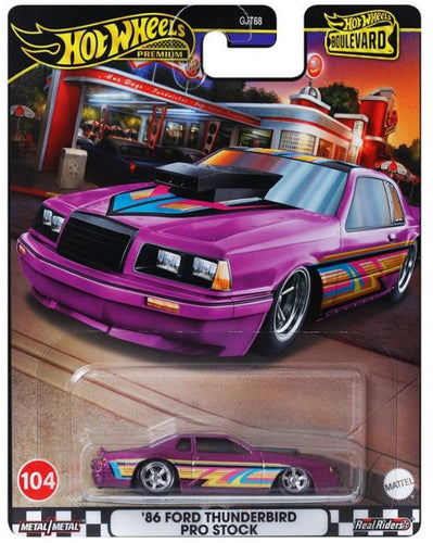 Hot Wheels Boulevard '86 Ford Thunderbird Pro Stock Maple and Mangoes