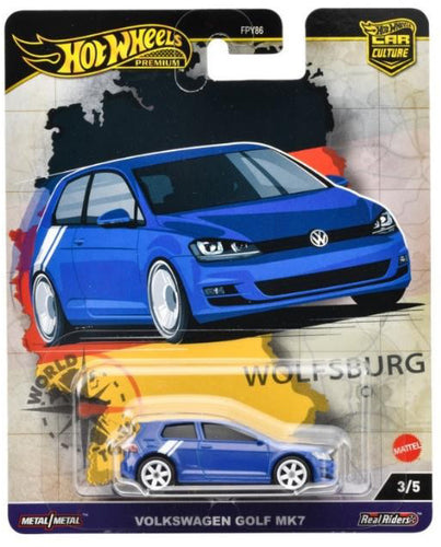 Hot Wheels Car Culture World Tour Volkswagen Golf Mk7 (HRV79-9866) Maple and Mangoes
