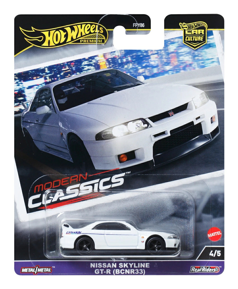 Hot Wheels Car Culture Modern Classics Nissan Skyline GT-R (Bcnr33