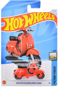 Hot Wheels Basic Car Vespa 90 SS Super Sprint (1966) (HXP89-9866) Maple and Mangoes