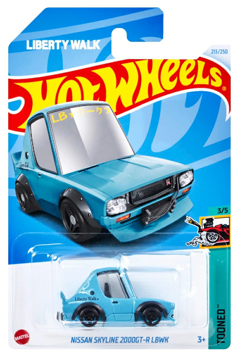 Hot Wheels Basic Car Nissan Skyline 2000GT-R LBWK Maple and Mangoes