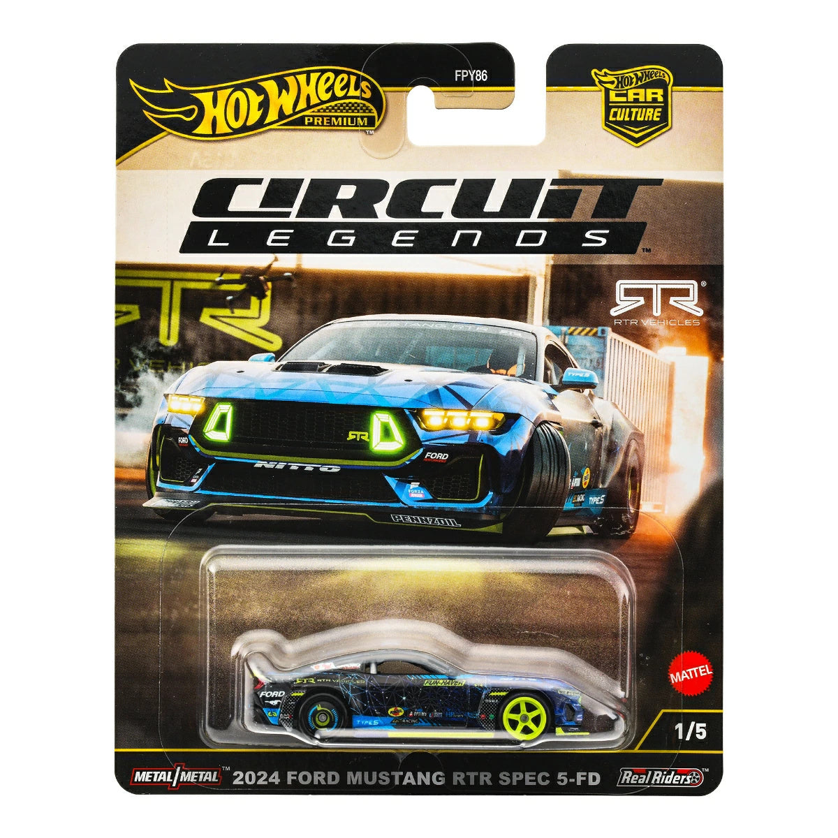 Car Culture Circuit Legends 2024 Ford Mustang RTR Spec 5-FD