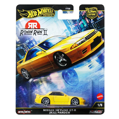 Hot Wheels Car Culture Ronin Run II Nissan Skyline Gt-R (R32) Pandem Maple and Mangoes