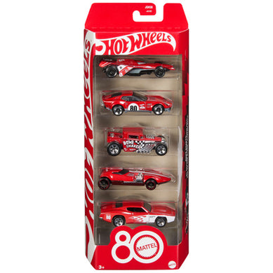 Hot Wheels Mattel 80Th Anniversary 5 Pack Maple and Mangoes