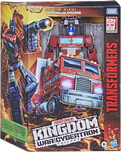 Transformers Generations War for Cybertron: Kingdom Leader WFC-K11 Optimus Prime) Maple and Mangoes